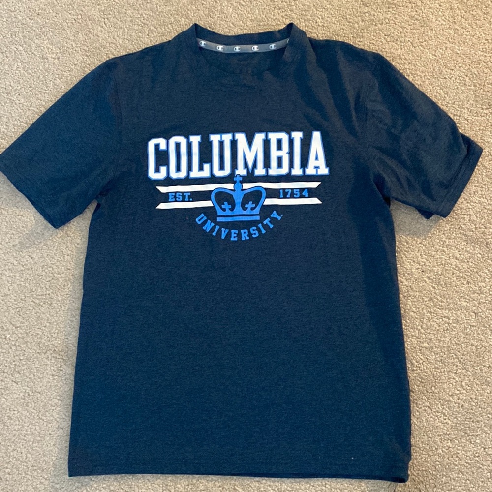 Navy blue Champion Columbia University Athletic Tshirt